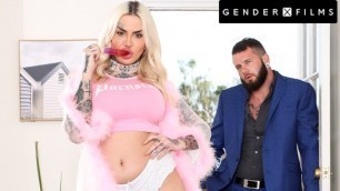 Trans Babe Hardcore Fucked By Hot Tatted Hunk