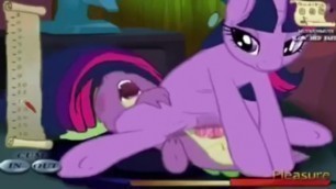 Twilight Sparkle and Spike have Fun [animation]