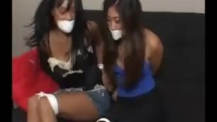 Bondage two Girls Tape Gagged