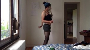 Sissy Dancing #20 - Crop Top Festival Dressup!