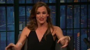 Jennifer Garner - Late Night with Seth Meyers - 3-17-2016