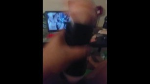 Masturbating with my new Fleshlight Part 3