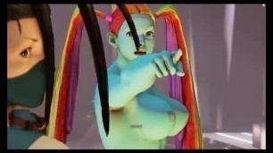 SFV Nudemods - Rainbow Dash Nude (Story Mode)