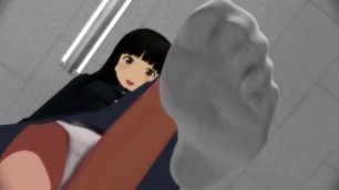 [MMD Giantess] a Small Chase