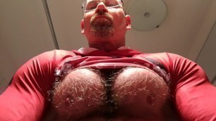 Muscle Bear Pec Worship 2