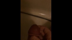 Young Gay 18 Years old Masturbate in Bathroom