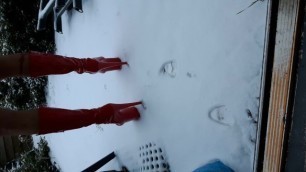 RED HEELS SNOW CUNT