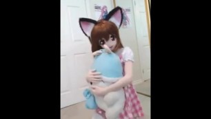 Cute Kigurumi Cuddling Plushie