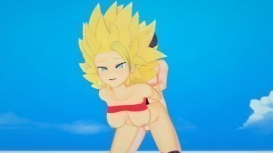 (3D Hentai)(Dragon Ball) Sex with Caulifla SSJ