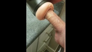 Jacking off with my Fleshlight while the Babysitter Records