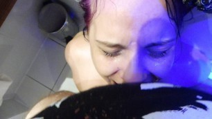 Close up Deepthroat Sloppy Messy Deep Blowjob POV