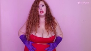 BBW Cartoon Jessica Rabbit Takes Accidental Stealth Creampie Impregnation