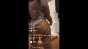 @LABRI_ PHOTOSHOOT ON IG LIVE TITTIE AND NIPPLE BLOOPERS