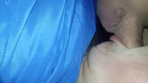 Waking up my Wife with a Dick in her Mouth