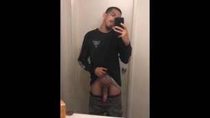 Skinny Guy with Deep Voice Shows off his Huge Dick on Snapchat @scrawnyx