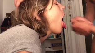 I CUM ALL OVER MY GIRLFRIEND’S FACE