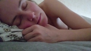 SLEEPY SWEET BABE VIDEOMESSAGE TO HER STEPDADDY