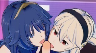 Fire Emblem - Lucina X Corrin 3D Threesome Hentai