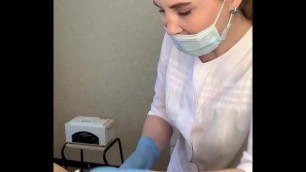 Dude spontaneously cum right on the procedure from the beautiful Russian master SugarNadya