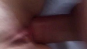 Homemade amateur anal with creampie quickie